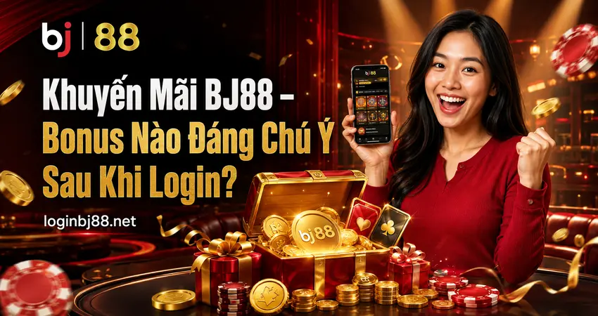 Khuyến Mãi BJ88 2026 – Bonus 100% & Cashback Sau Login