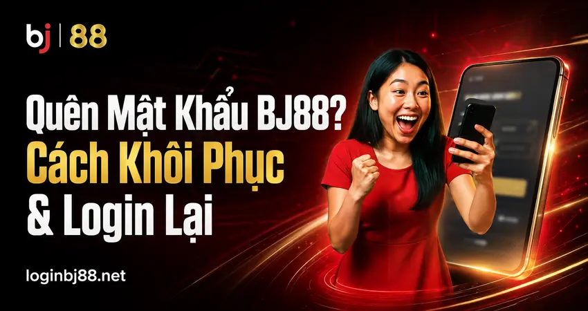 Quên Mật Khẩu BJ88? Khôi Phục & Login Lại Nhanh